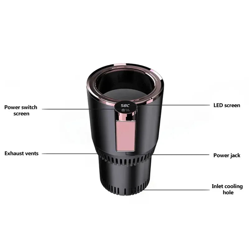 2-in-1 Car Cup Warmer & Cooler, 12V